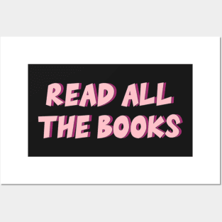 Read all the Books Posters and Art